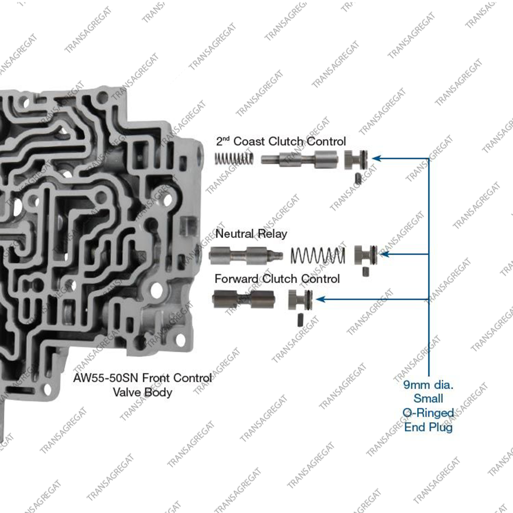 Комплект заглушек гидравлического блока управления