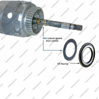 Комплект шайб входного вала (10шт., селективные)