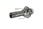 Вал статора масляного насоса (тип 2, 99-04г., длина 185mm)