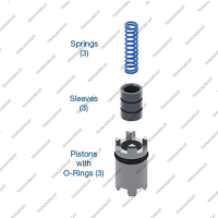 Комплект поршней аккумуляторов Actuator Feed (Gen 1, 3шт.)