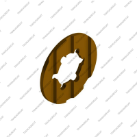 Шайба гидротрансформатора (60x27x3.4, фибровая)